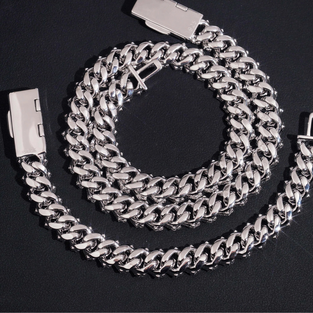 12mm Moissanite Cuban Link