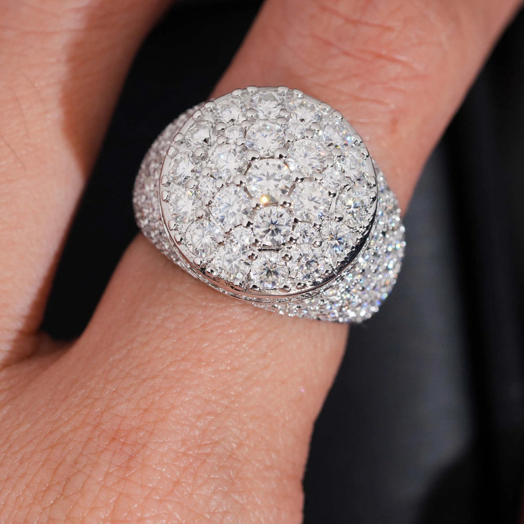 Moissanite Round Diamond  Ring