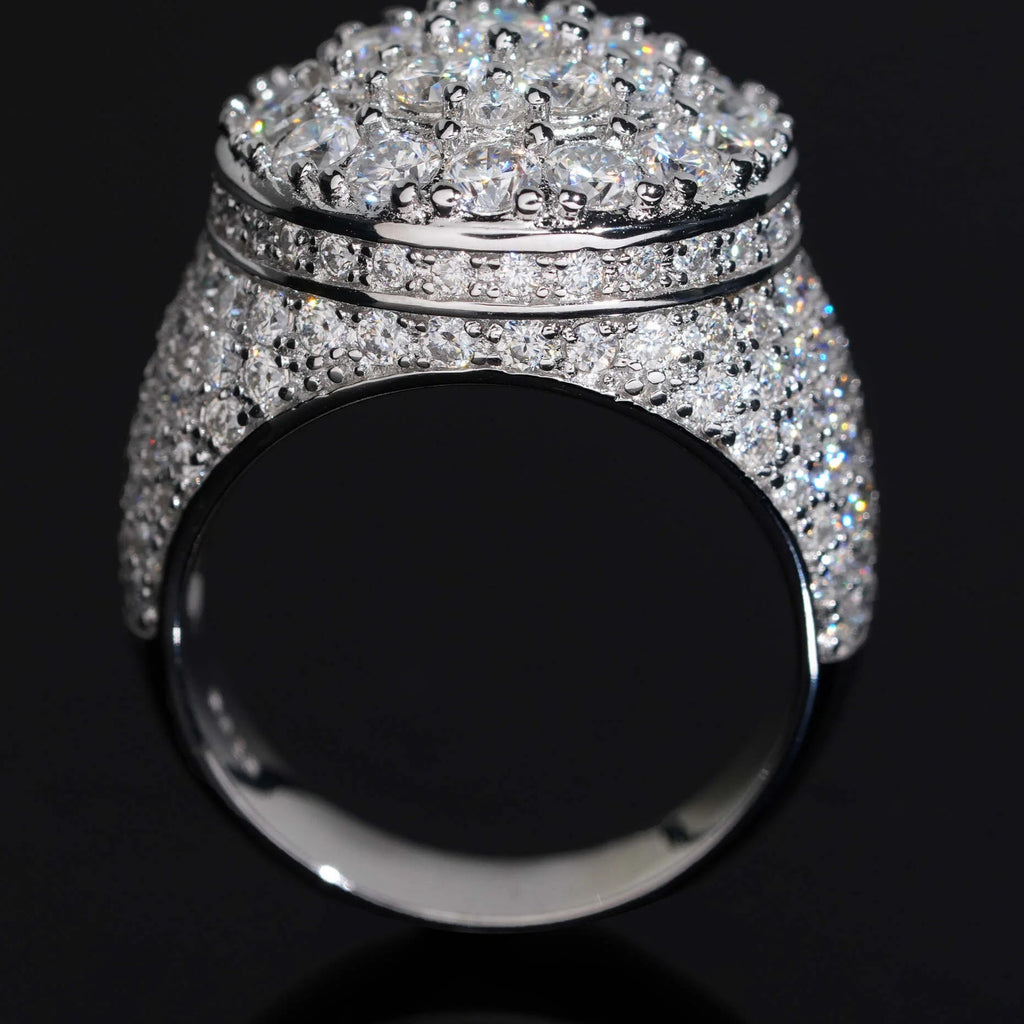 Moissanite Round Diamond  Ring