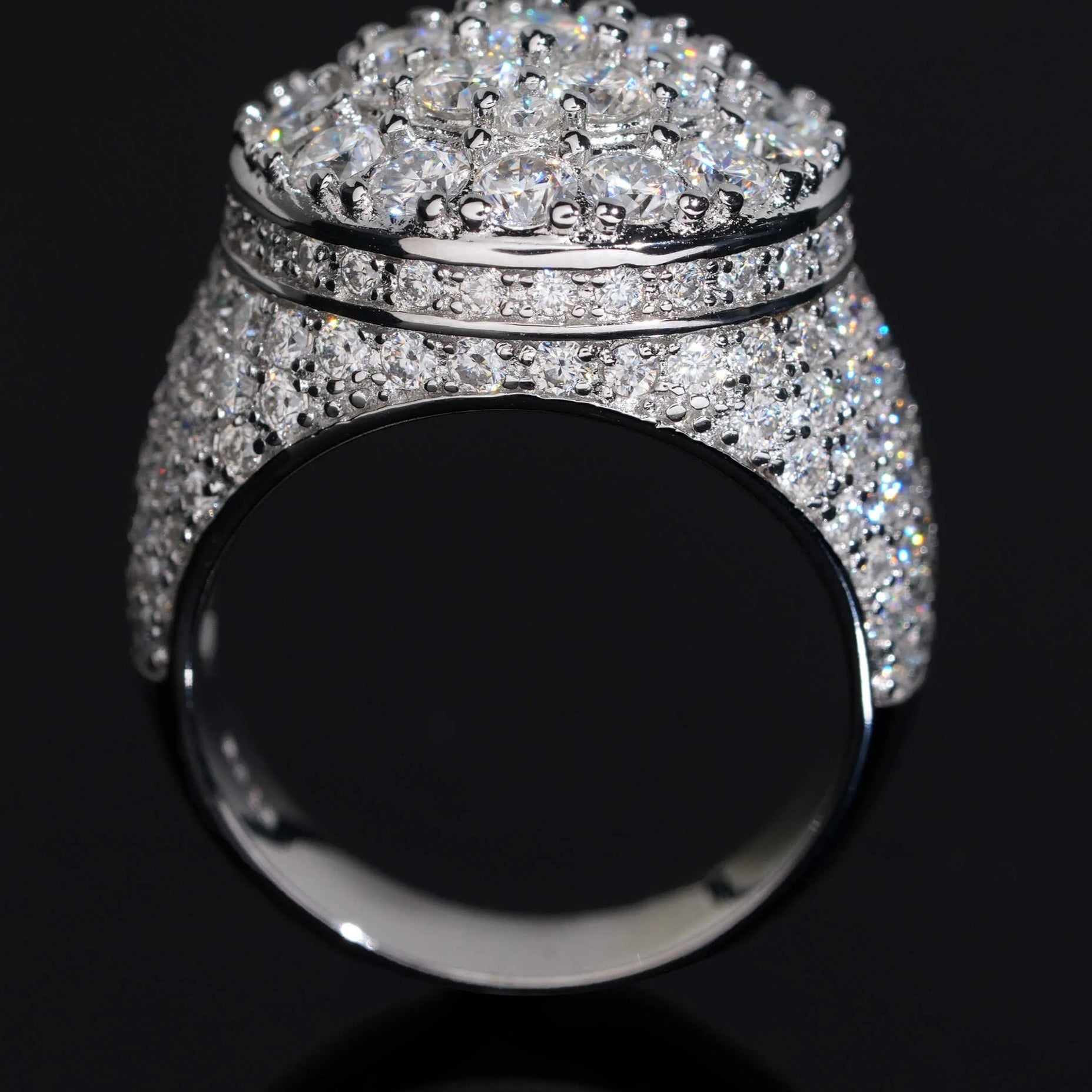 Moissanite Round Diamond  Ring