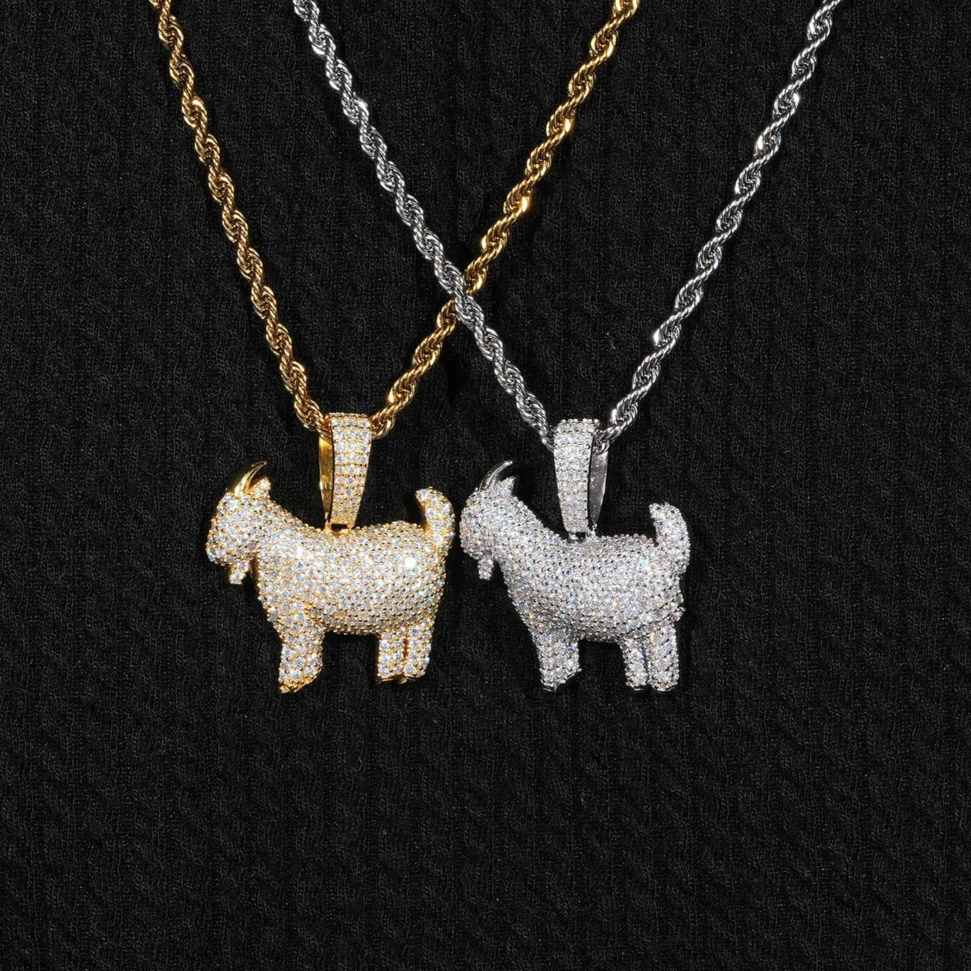 Moissanite G.O.A.T  Pendant