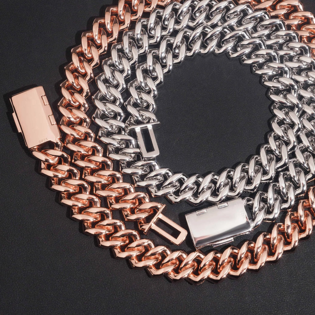 Moissanite Baguette Cuban Link