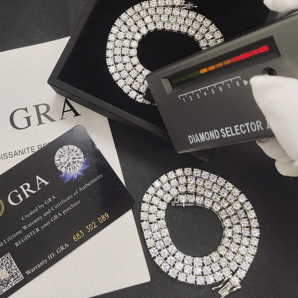 Moissanite Tennis Chain