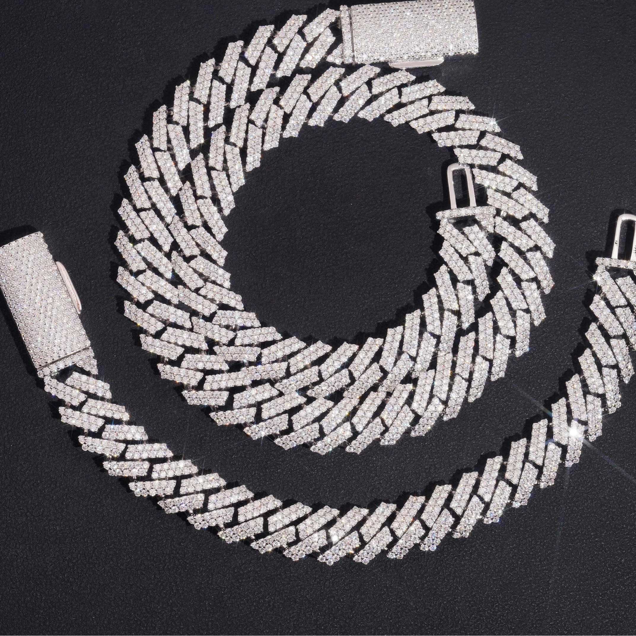 12mm Moissanite Cuban Link