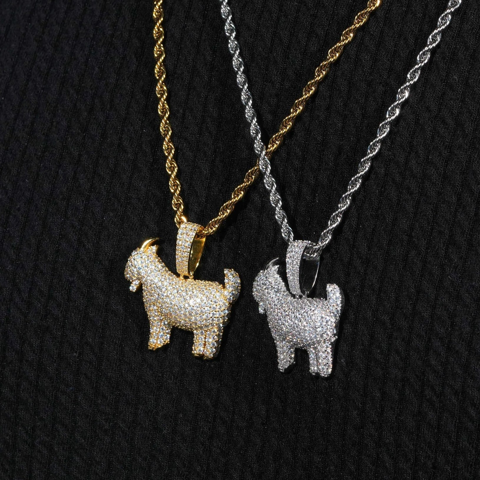 Moissanite G.O.A.T  Pendant