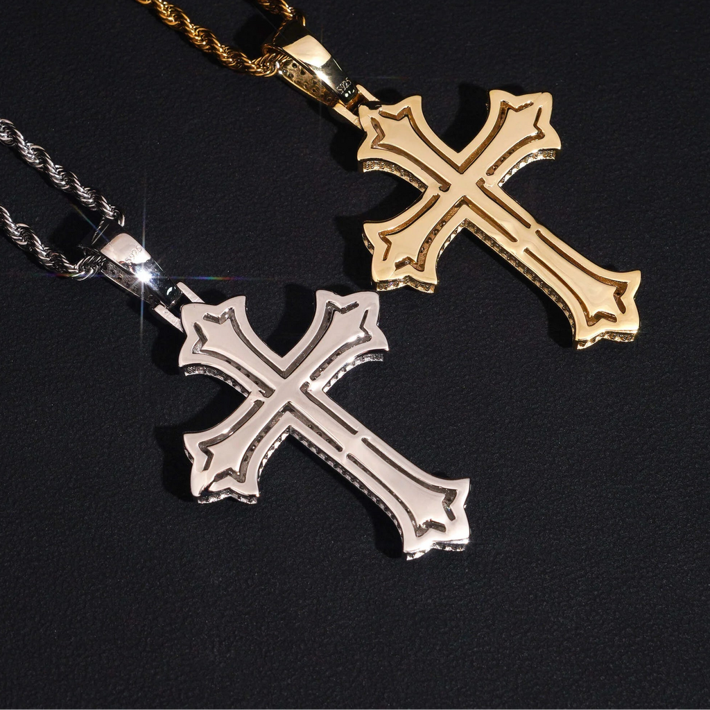 Moissanite Cross Pendant