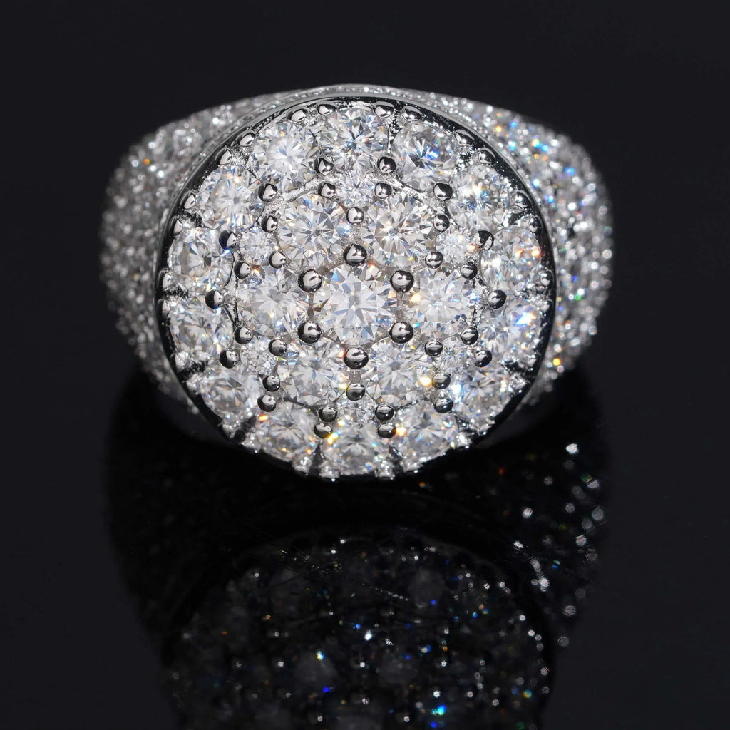 Moissanite Round Diamond  Ring