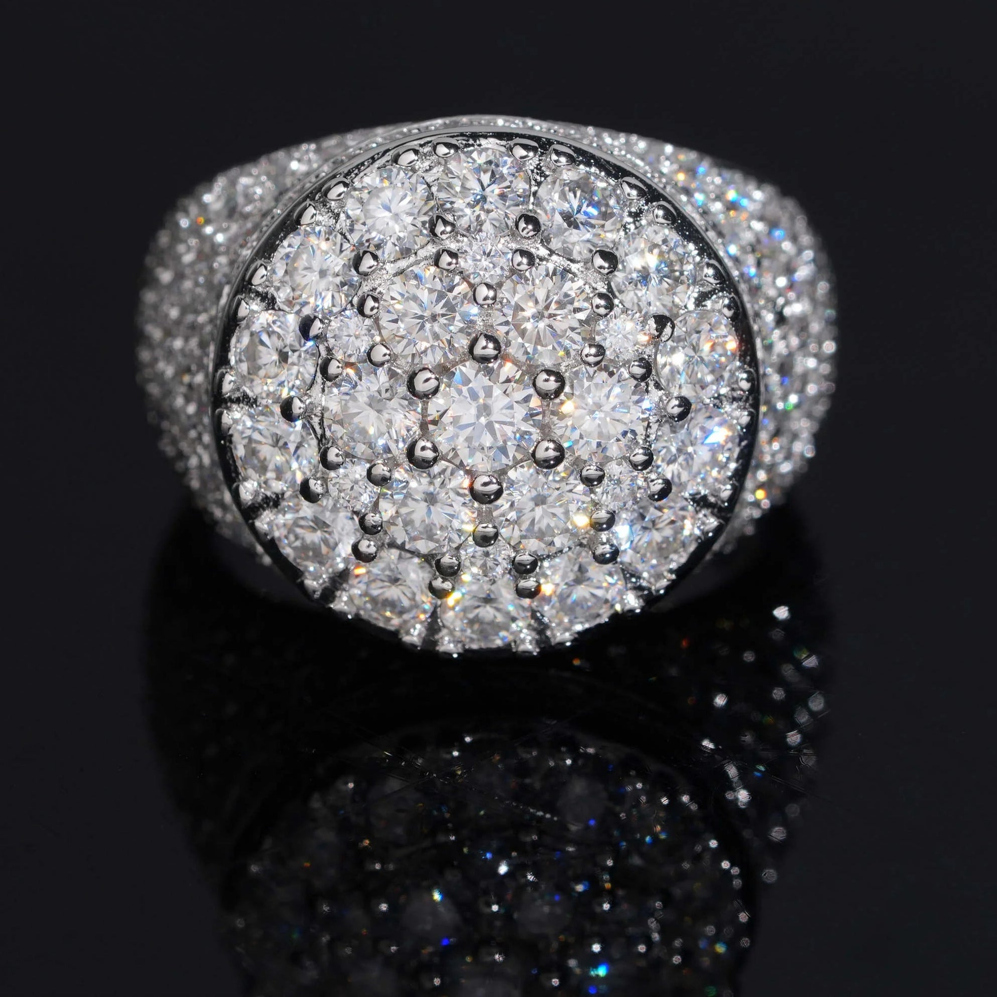 Moissanite Round Diamond  Ring