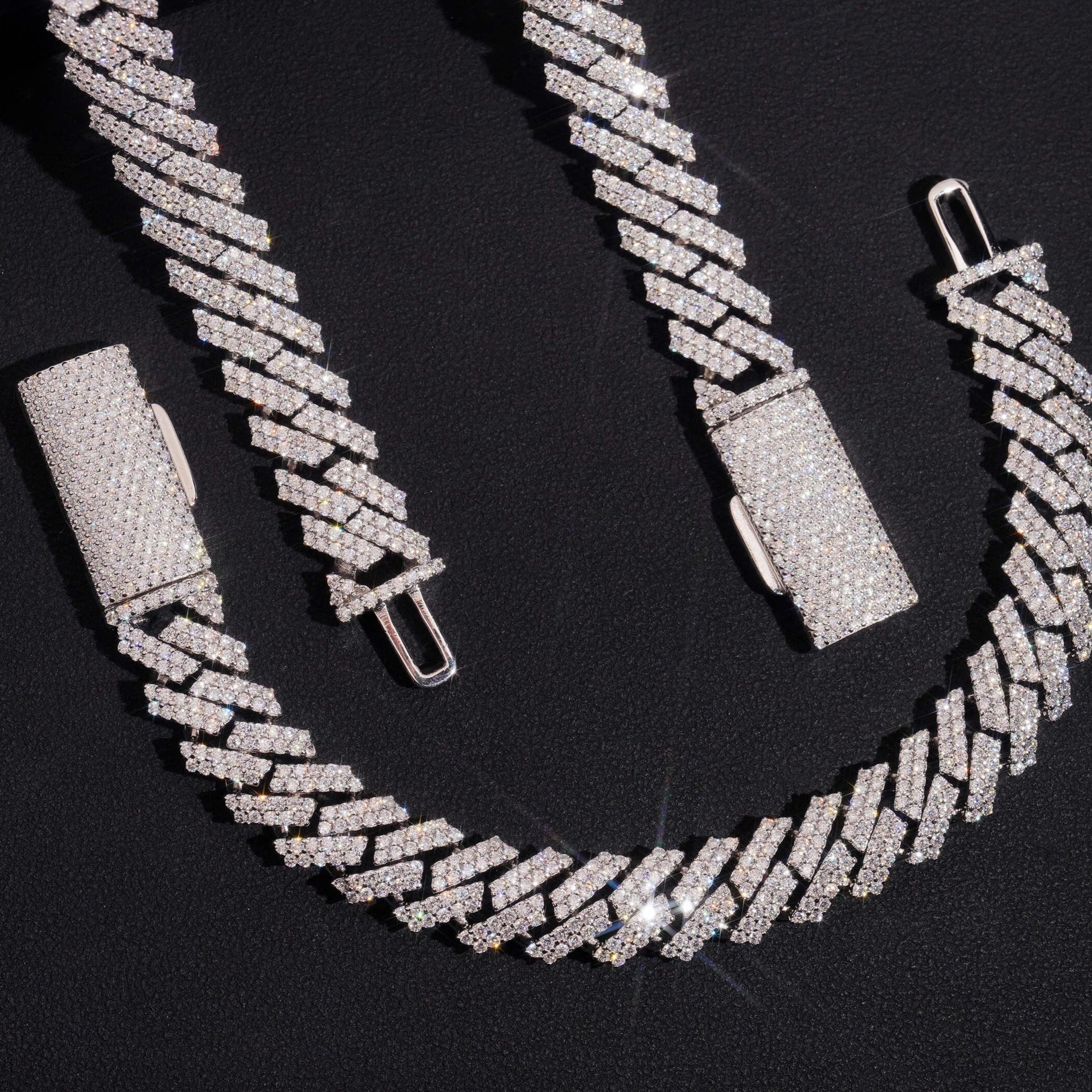 12mm Moissanite Cuban Link