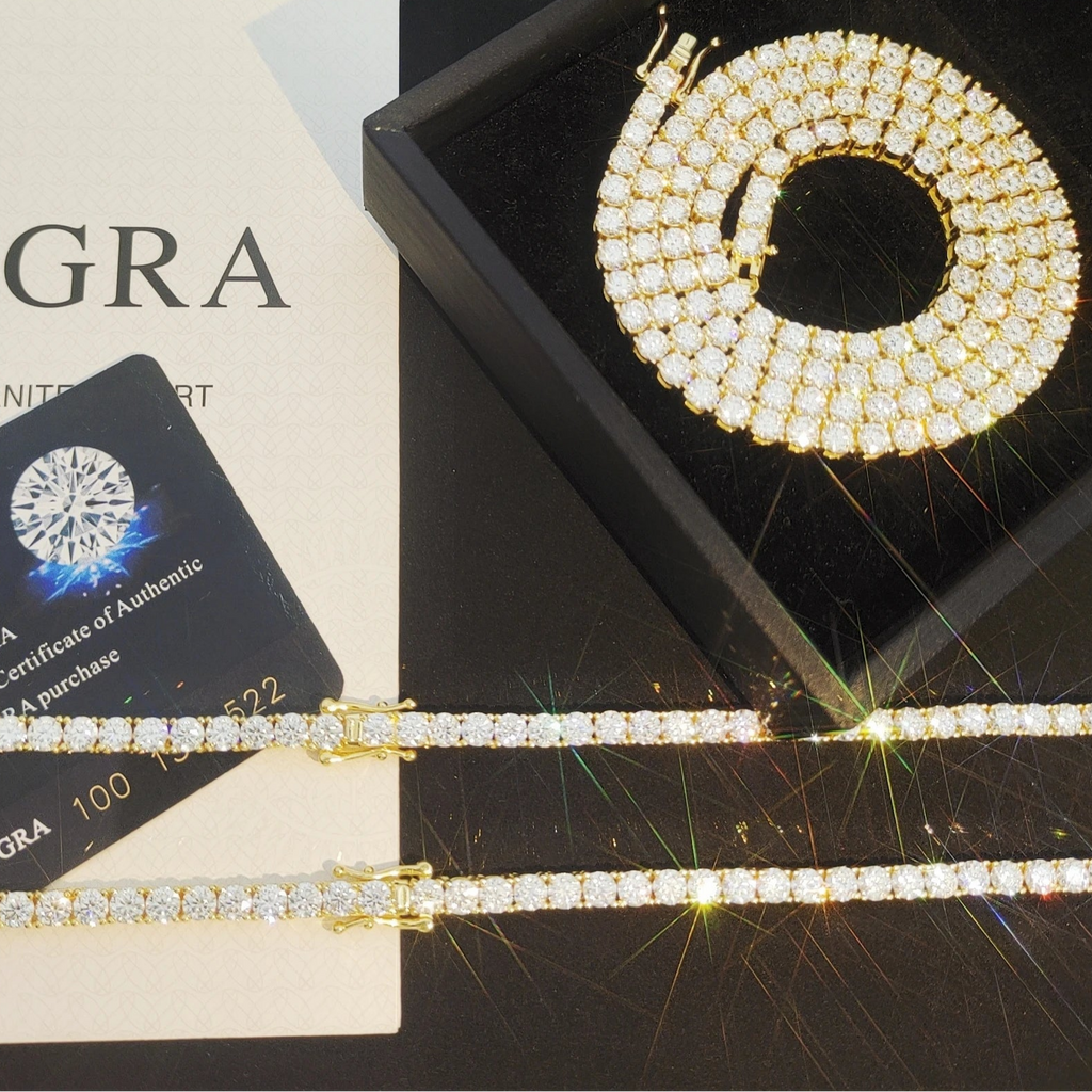 Moissanite Tennis Chain