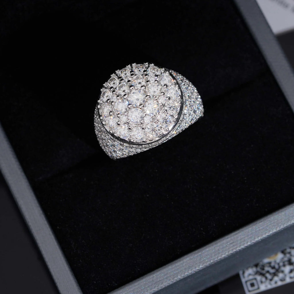 Moissanite Round Diamond  Ring